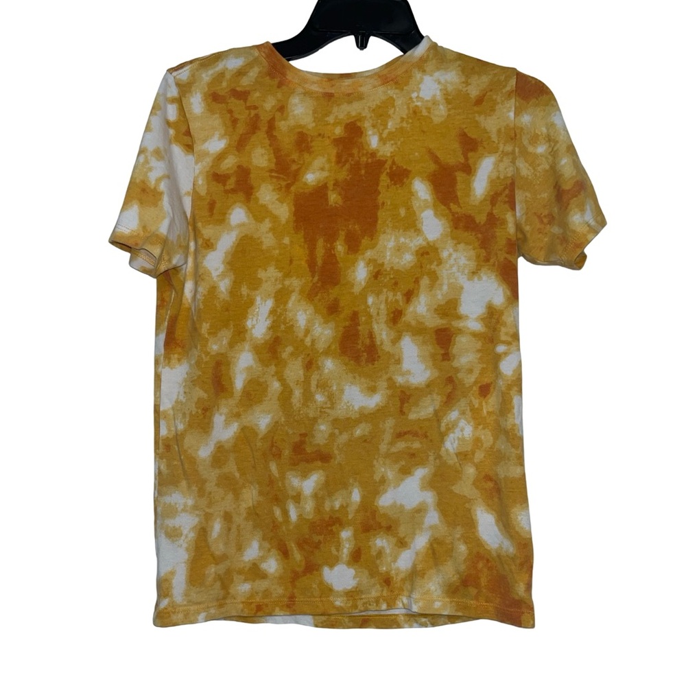 Girl’s Tie-Dye T-Shirt - Orange and White